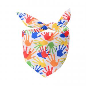 Breathable Polyester Dog Bandana Printing Pet Hang Out Decoration Cute Custom Dog Bandana