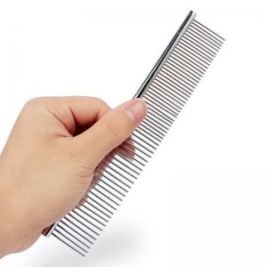 Factory Wholesale  Cat Hair Needle Comb Stainless Steel Dog Pet Grooming Comb
