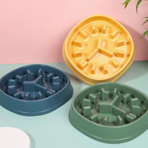  2024 Hot Selling Plastic pet bowls & feeders melamine biodegradable Feeding Dog Cat Food Slow Feeder Bowl
