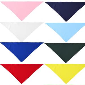 Wholesale  Blank Pet Apparel Accessories Cotton Small Medium Large Luxury Plain Pet Dog Bandanas