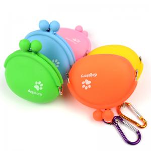 silicone dog treat training pouch and poop bag dispenser